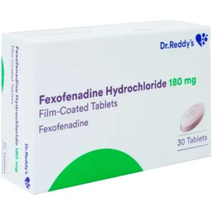 Fexofenadine 180mg 30 Tabs Skin Allergies and Eczema